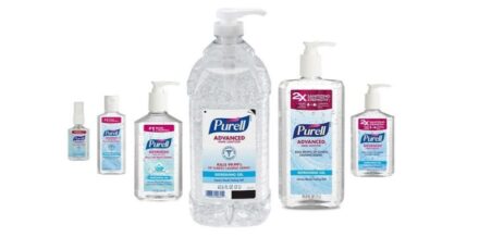 How effective is Purell hand sanitizer to kill viruses?