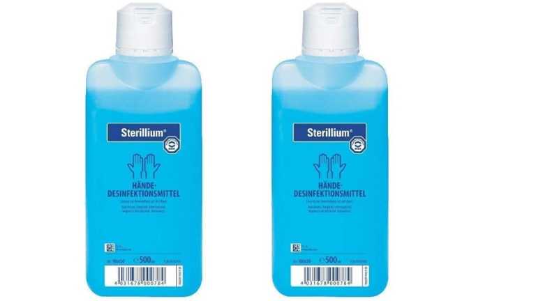 How effective is Sterillium hand sanitizer alcohol content