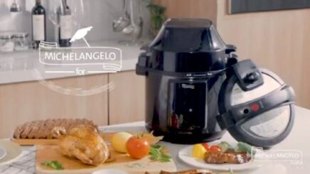 MICHELANGELO 6 Qt pressure cooker air fryer combo