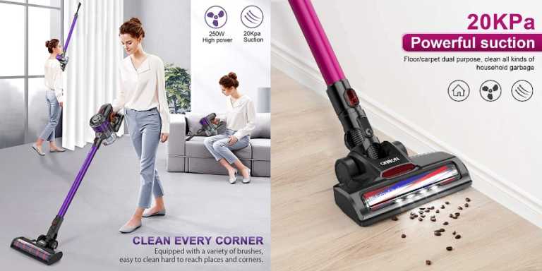 Onson cordless stick vacuum cleaner 20KPa