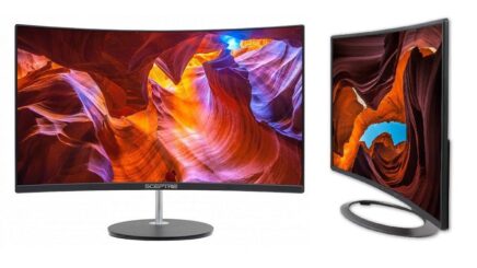 Sceptre Curved 27 75Hz LED monitor HDMI VGA build-in speakers review