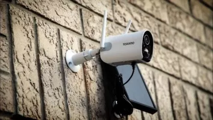 YESKAMO solar power outdoor wireless CCTV security cameras