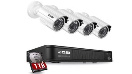 Zosi 8Ch security camera system installation
