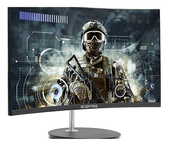 Sceptre Curved 27 75Hz LED monitor HDMI VGA build-in speakers