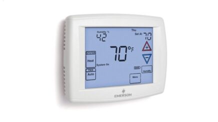 Emerson 1F95-1277 touchscreen 7-day programmable thermostat review