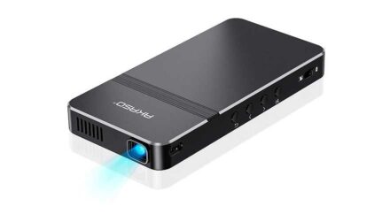 AKASO mini projector pocket-sized DLP portable projector review