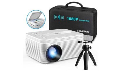 Bigasuo 2021 upgrade Full HD Bluetooth projector review