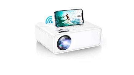 VIMGO mini WiFi projector 6000 Lux portable projector review
