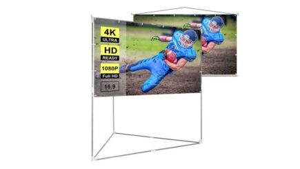 VIVOHOME 100 inch 2-in-1 video projector screen review
