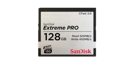SanDisk 128GB Extreme Pro (525MB/s) CFast 2.0 memory card REVIEW