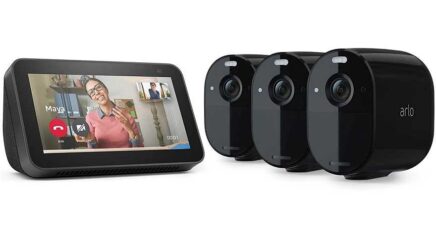 Arlo Essential Spotlight camera 3-pack with Echo Show 5 bundle review