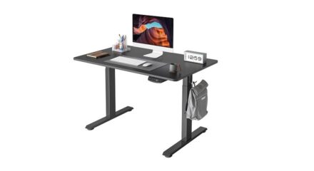 FEZIBO electric height adjustable standing desk 48 x 24 inches review