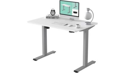 FlexiSpot EC1 height adjustable electric standing desk frame review