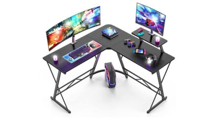 Mr IRONSTONE L-shaped desk 50.8 computer corner desk home gaming desk review