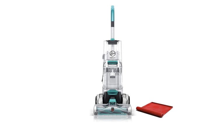 Hoover Turquoise SmartWash automatic carpet cleaner machine with storage mat FH52050 reviews