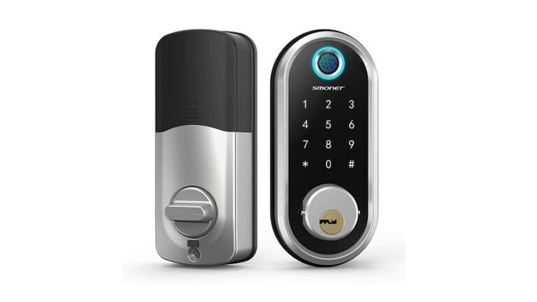 Smonet fingerprint electronic deadbolt door lock with keypad reviews